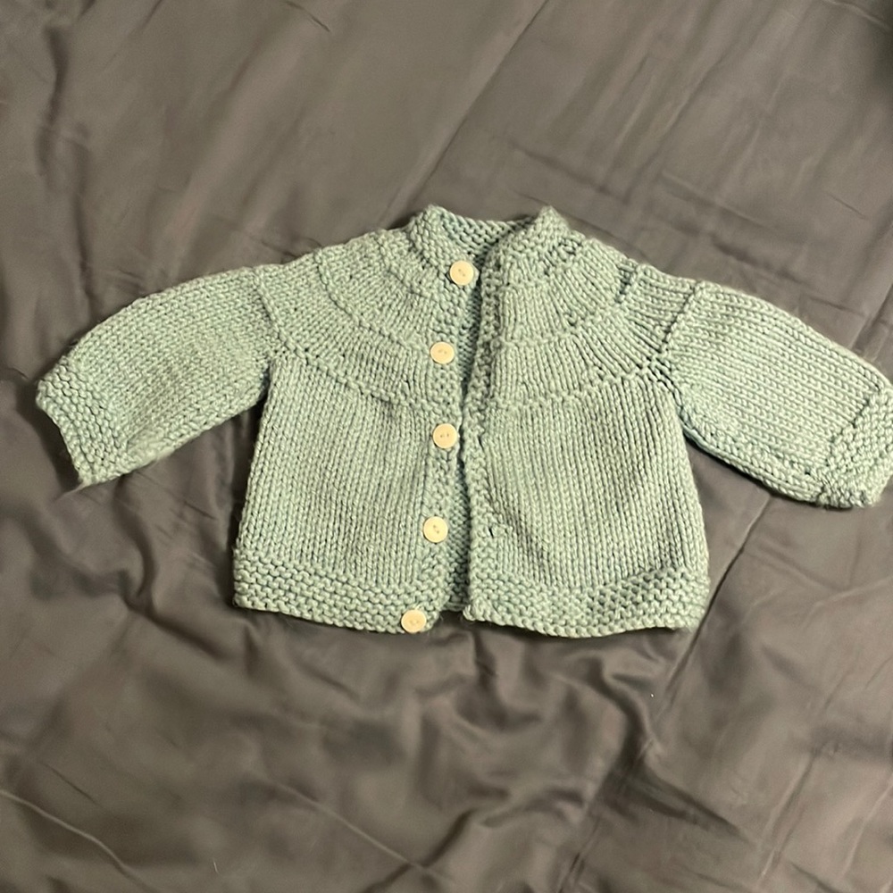 Handmade sweater 3mo